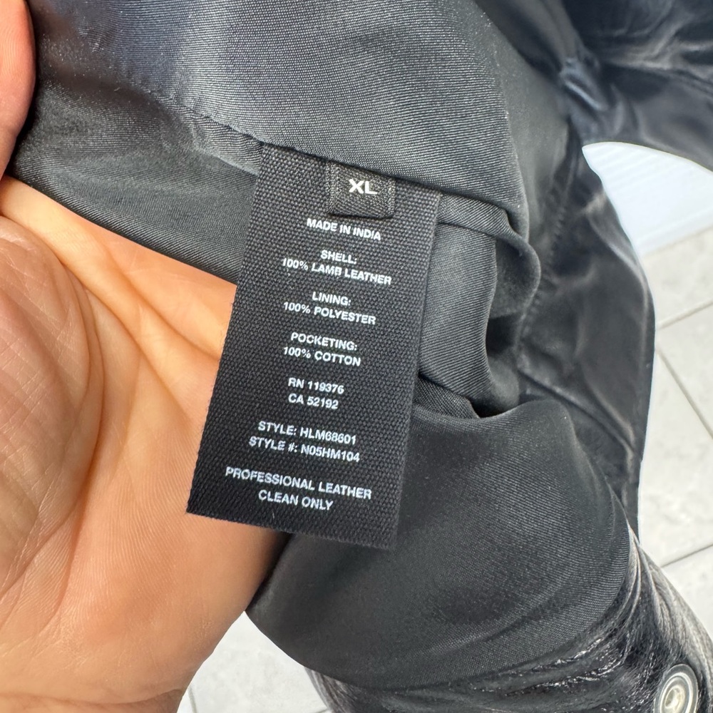 Helmut Lang Black Leather Jacket - Picture 3 of 11
